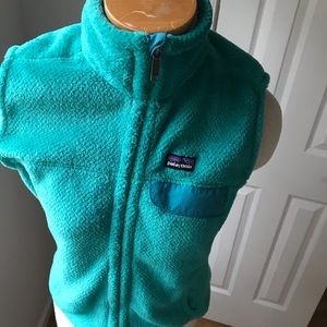 Patagonia vest, teal